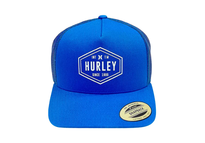 Gorra Hurley Azul Hawk Trucker