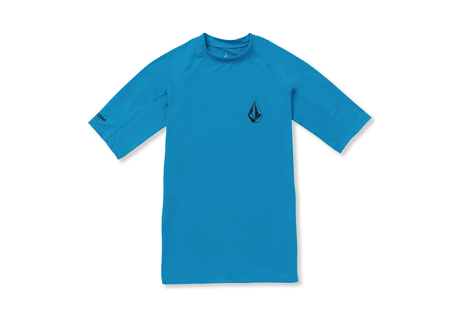 Rashguard Volcom Lido SS Azul 