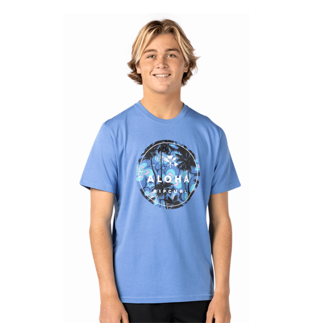 Playera Rip Curl Aloha Prem Tee Azul