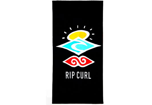 Toalla Rip Curl Negra Icons Towel