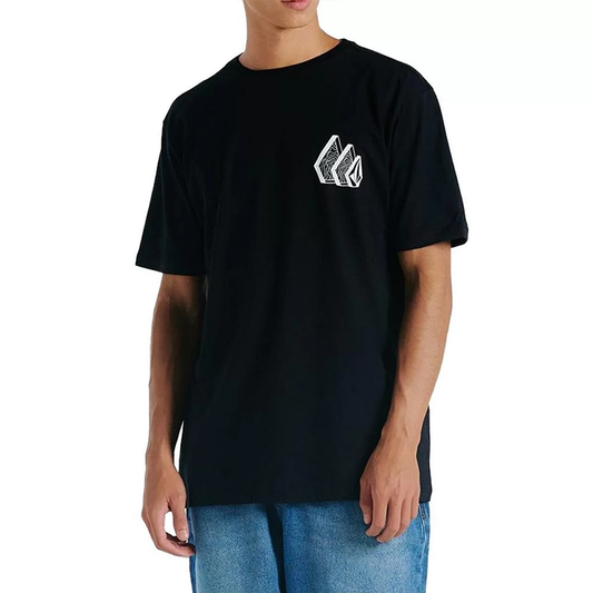 Playera Volcom Repeater Negra